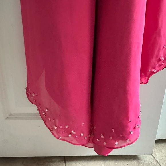 Mori Lee Elegant Pink Embellished Gown - Picture 8 of 11